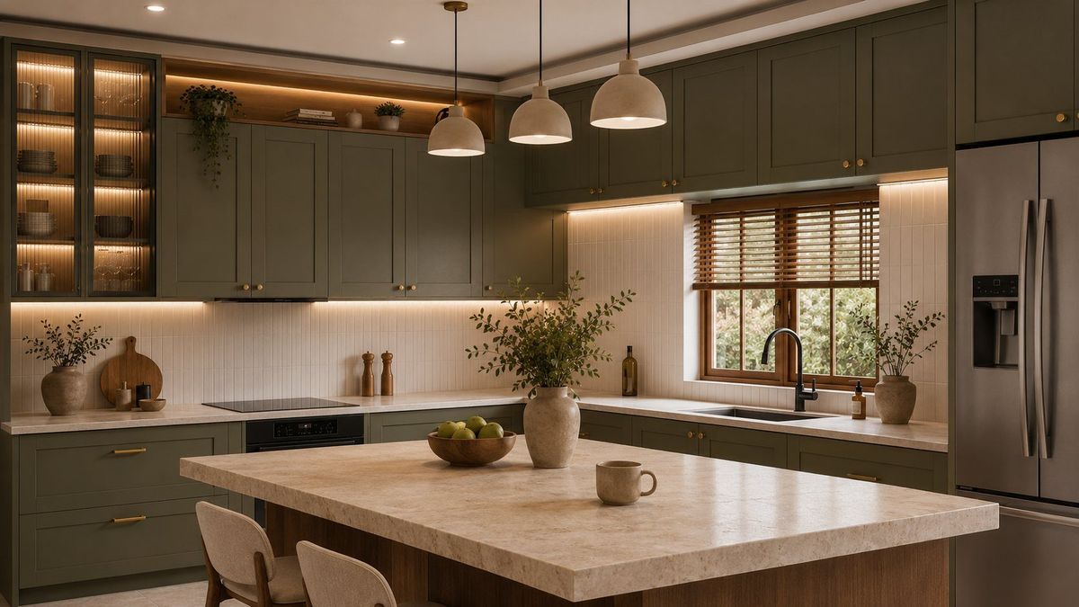 Kitchen interior of Maxwell Residence