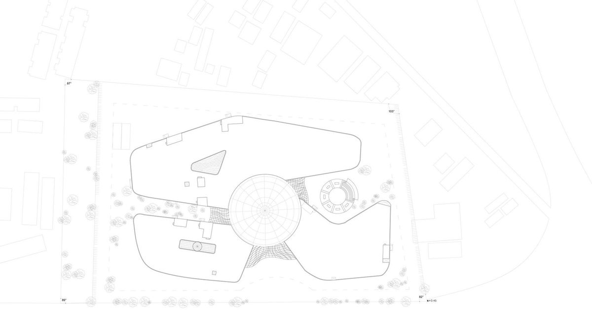 Shopping mall site plan