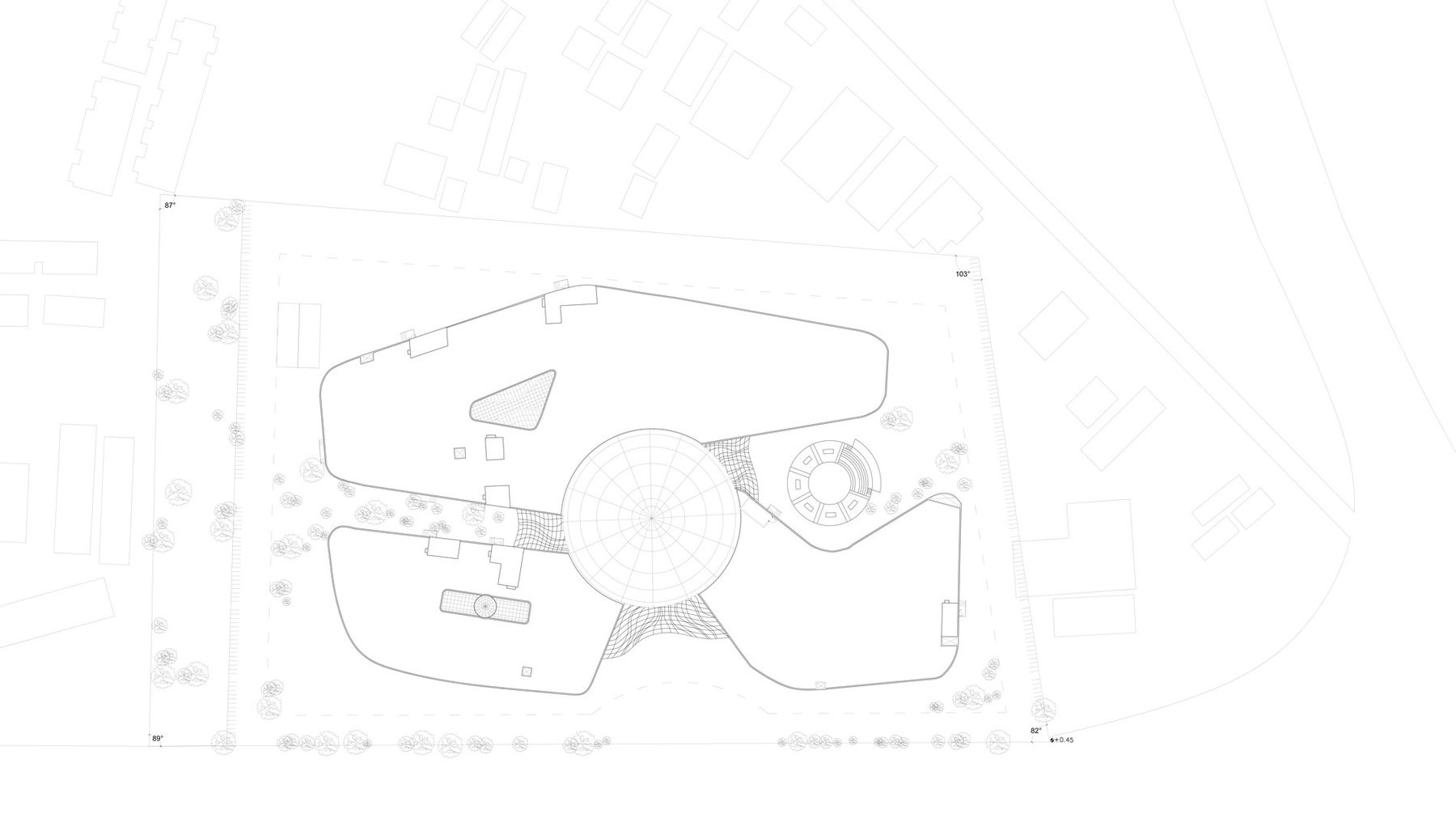 Shopping mall site plan