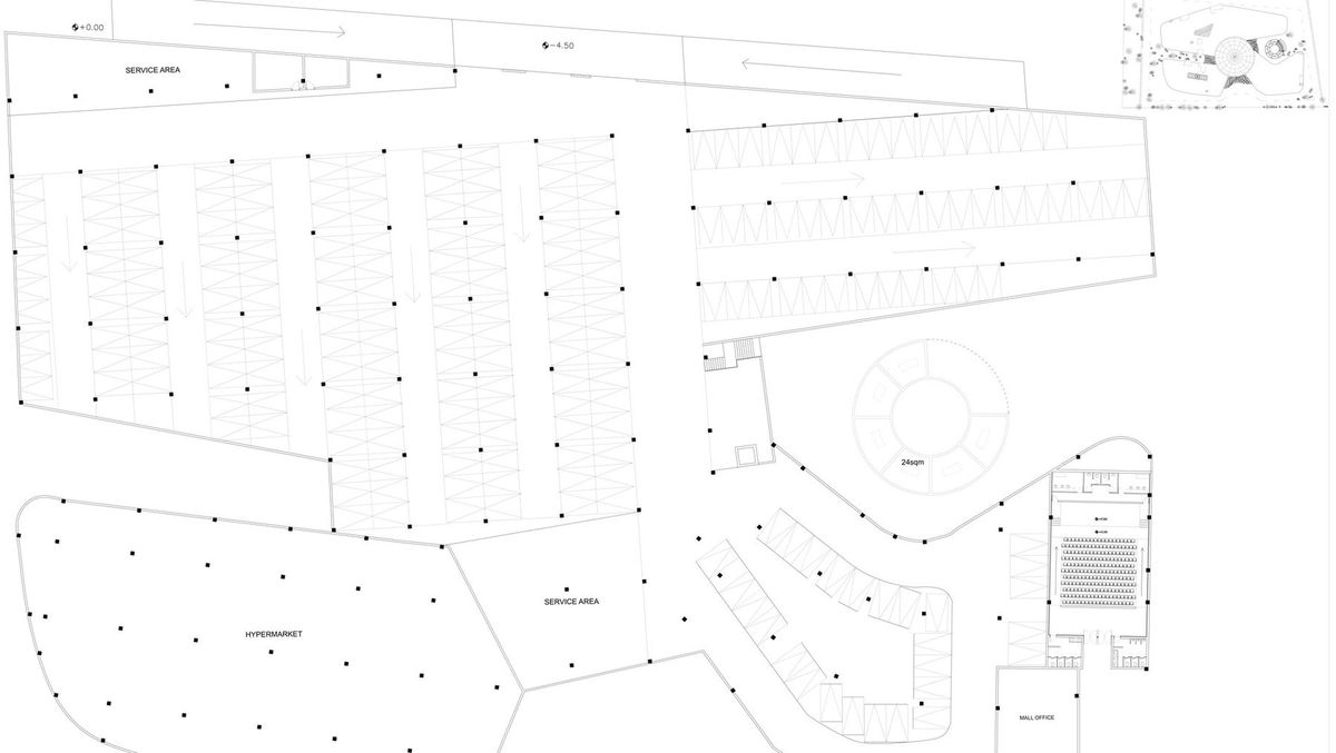 Shopping mall basement plan