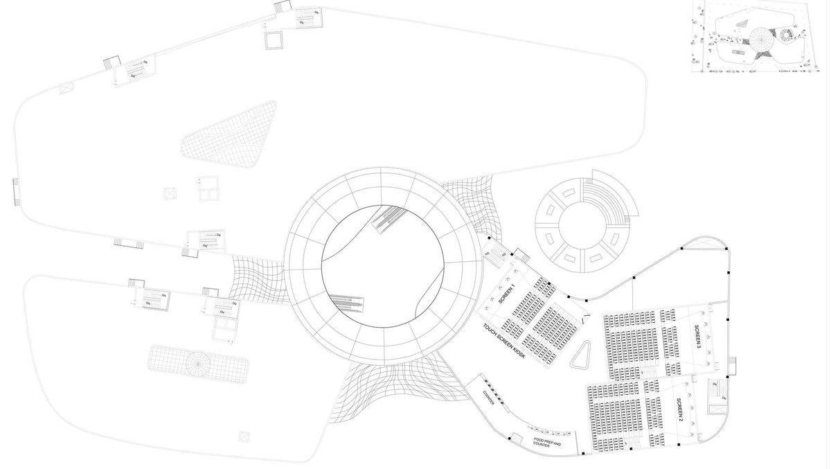 Shopping mall fourth floor plan